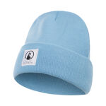 Quiet Please Beanie Quiet Please Get Warm Beanie Unisex-light blue