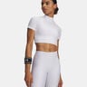 HeatGear Crop T-Shirt Women-white, grey