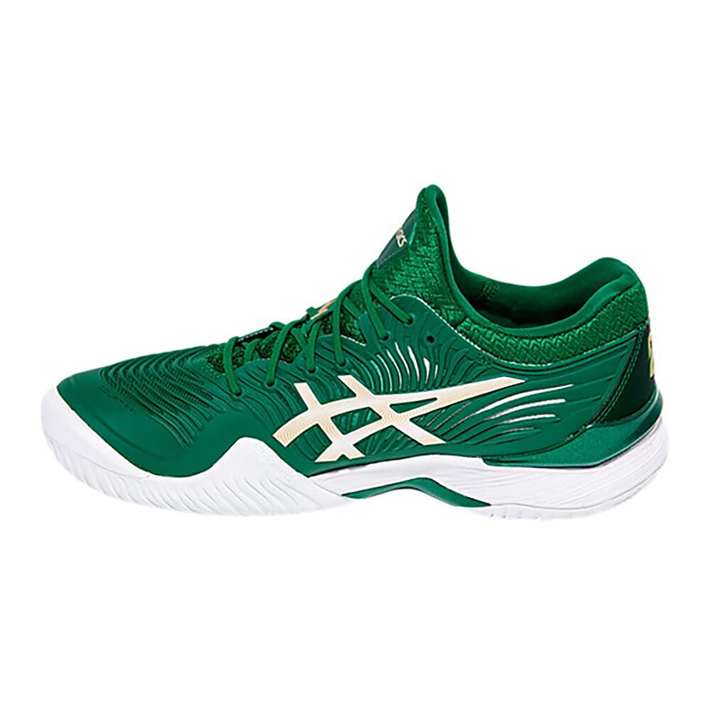 Asics tennis shoes green shop