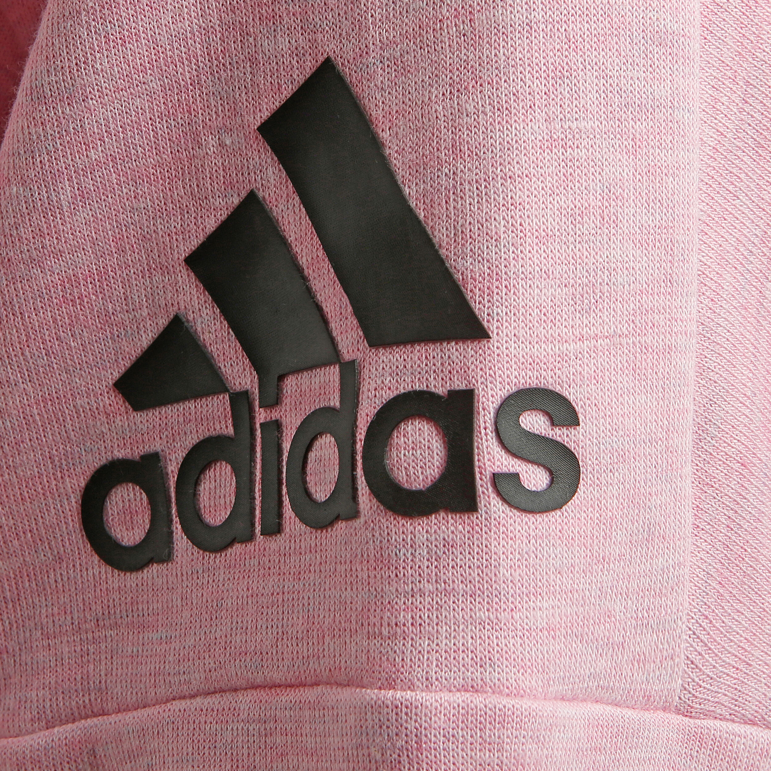 ID Stadium Zip Hoodie Women Pink Black