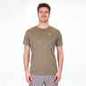 Crew Two Colored T-Shirt Men-Olive