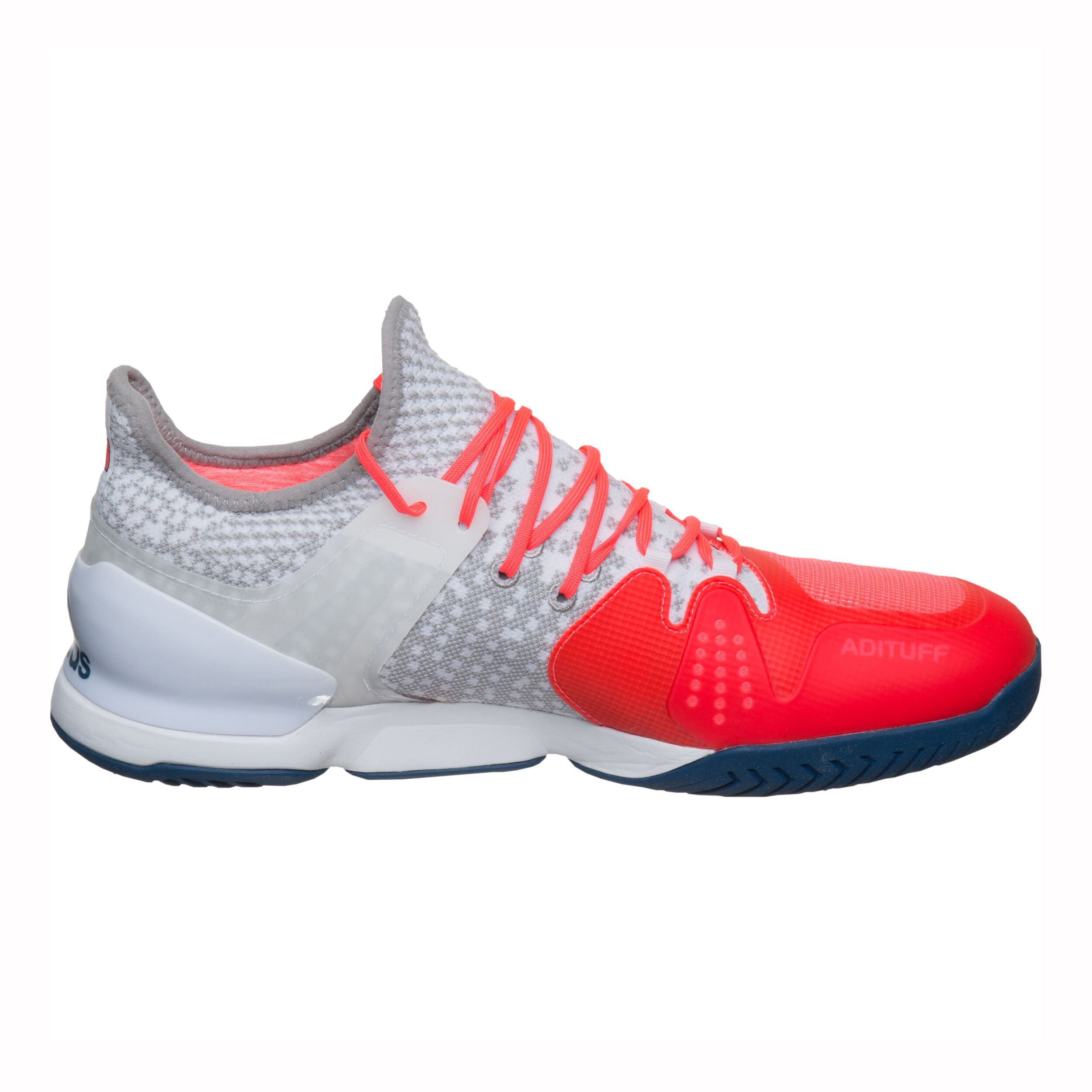 Men's adizero ubersonic 2 tennis shoes white and active red online