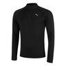 Velocity Cloudspun 1/4 Zip Running Shirt Men-Black