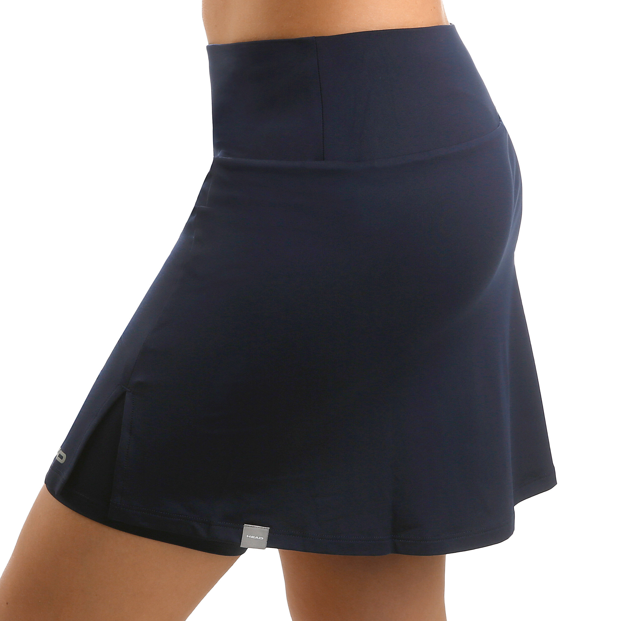 【NASTY FANCY CLUB】☆NFC CLIFF LONG SKIRT Buy HEAD Club Basic Long Skirt Women Dark Blue, Silver