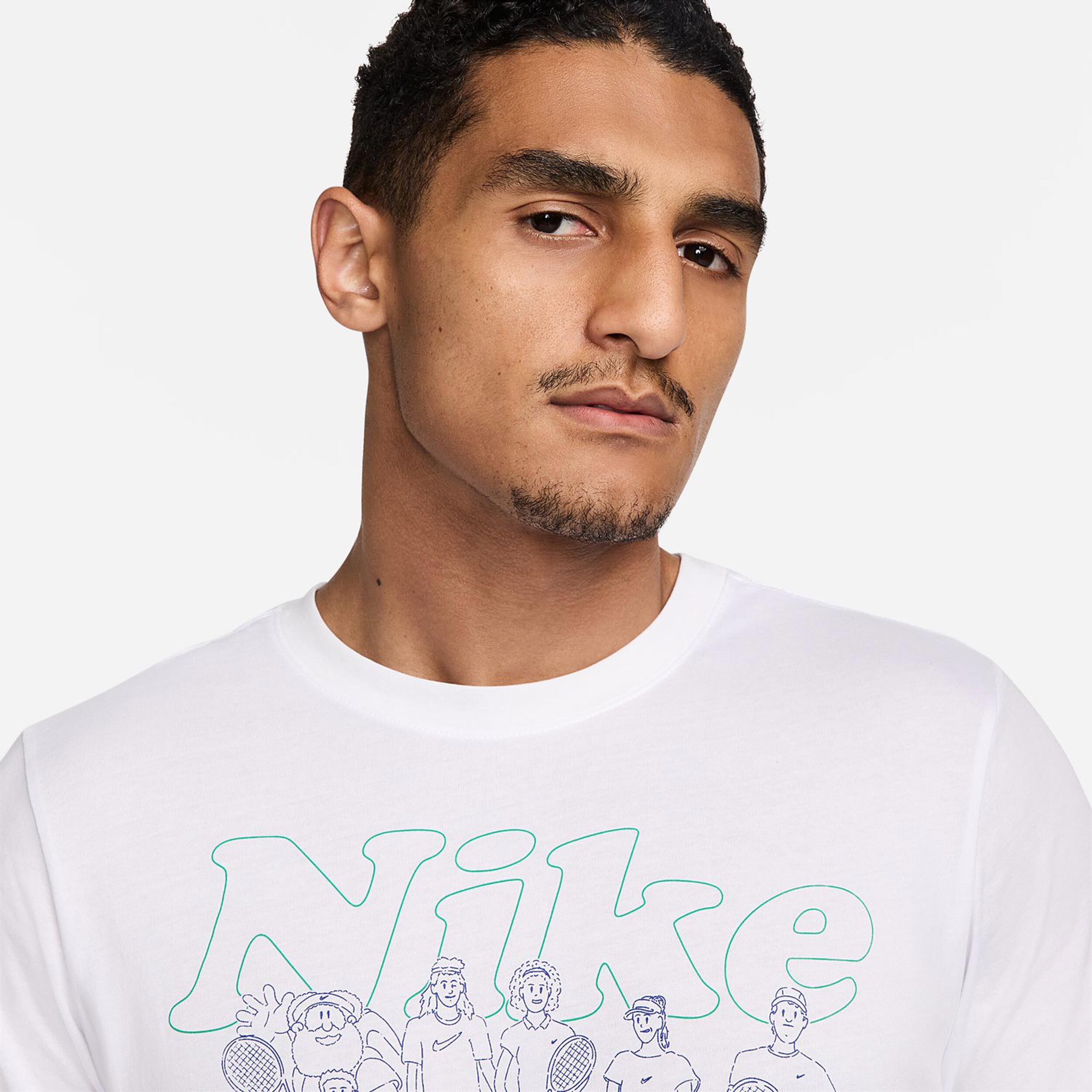 Buy Nike Dri-Fit Court Club OC T-Shirt Men White online