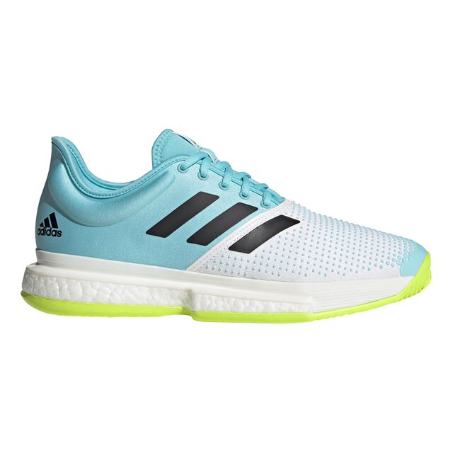 Buy Adidas Solecourt Primeblue All Court Shoe Men White Turquoise Online Tennis Point