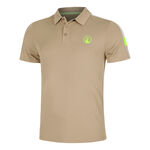 Quiet Please Clothing Quiet Please Wild Tournament Hori Polo Men-Beige,Multicoloured