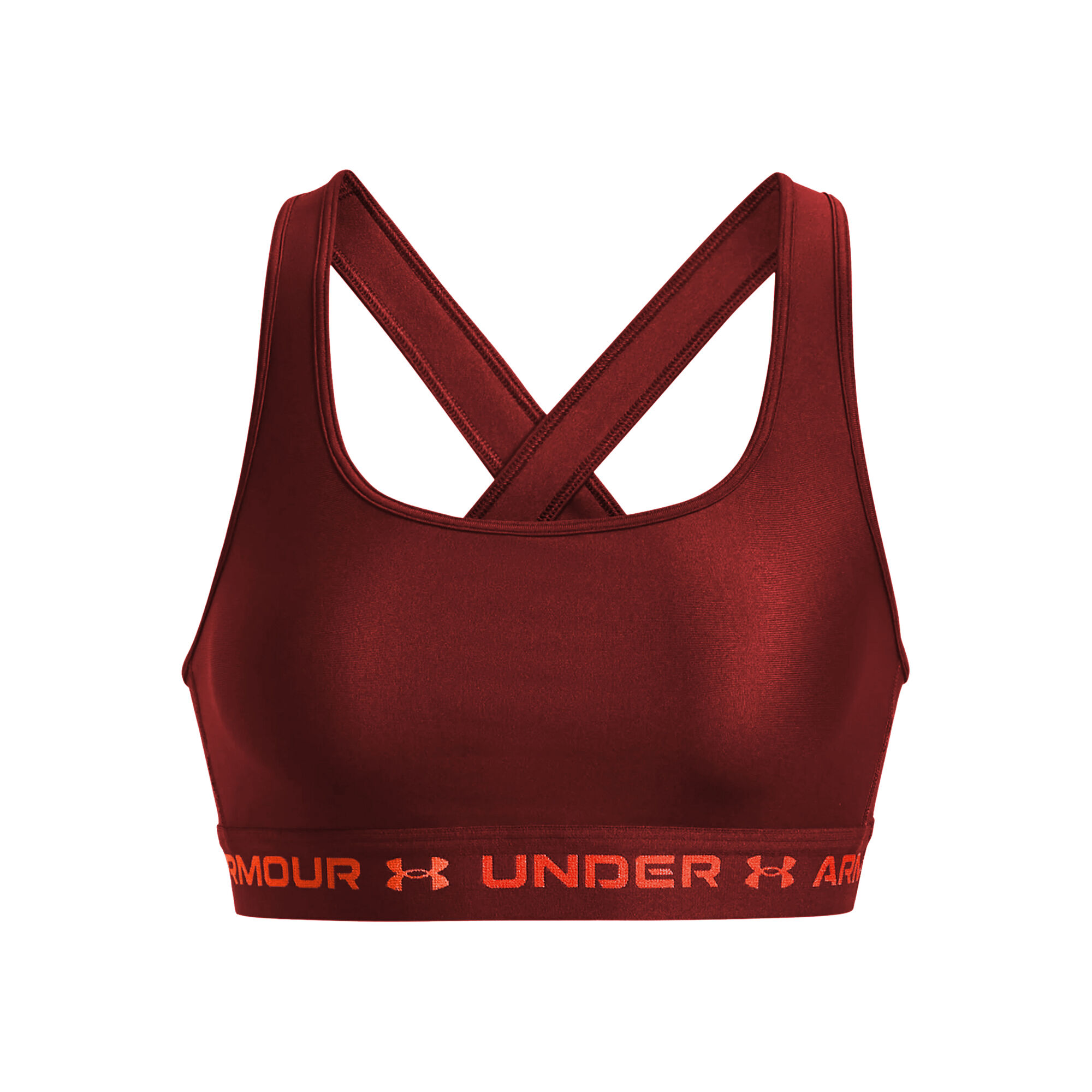 Buy Under Armour Crossback Mid Sports Bras Women Dark Red, Red