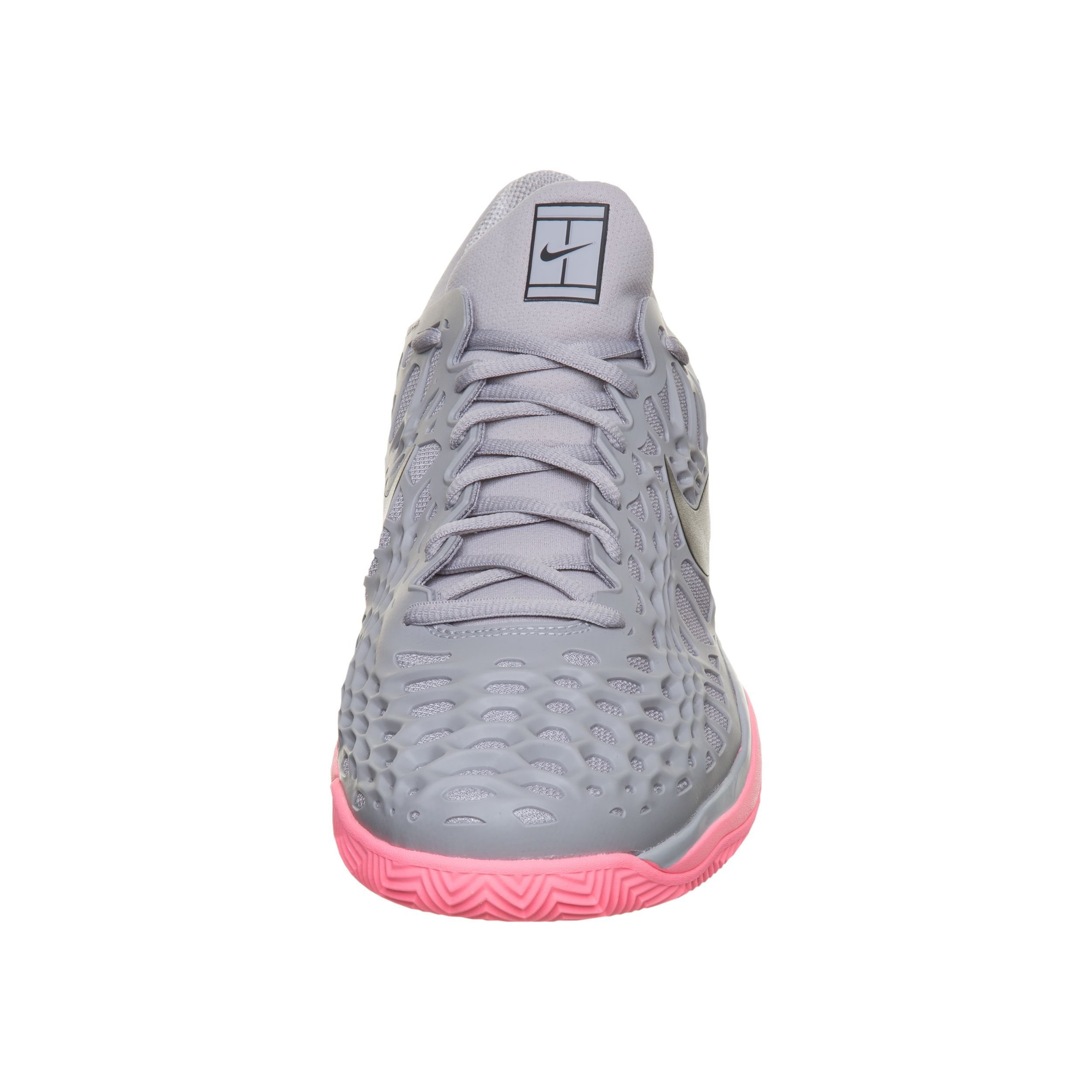 Nike zoom cage 3 grey sales pink