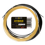 Tennis-Point Tennis-Point Premium Hybrid Control String set 13m -ecru,black