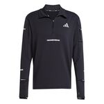 adidas Clothing adidas adi365 Warm Half-Zip Running shirt Men - black, 