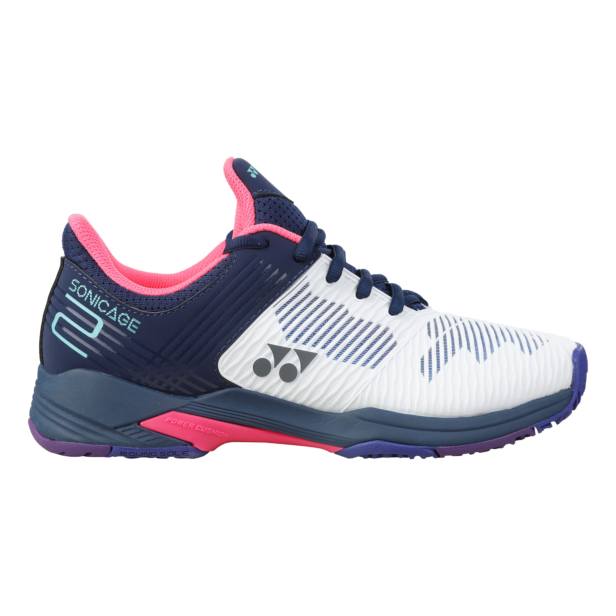 Buy Yonex Sonicage 2 Women White, Dark Blue online | Tennis