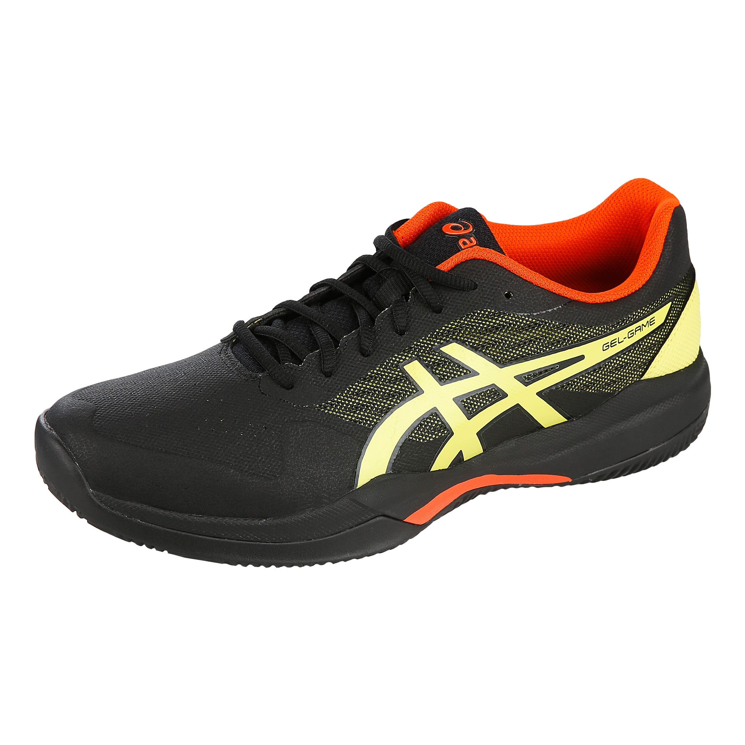 Asics gel game store 7 clay negro amarillo