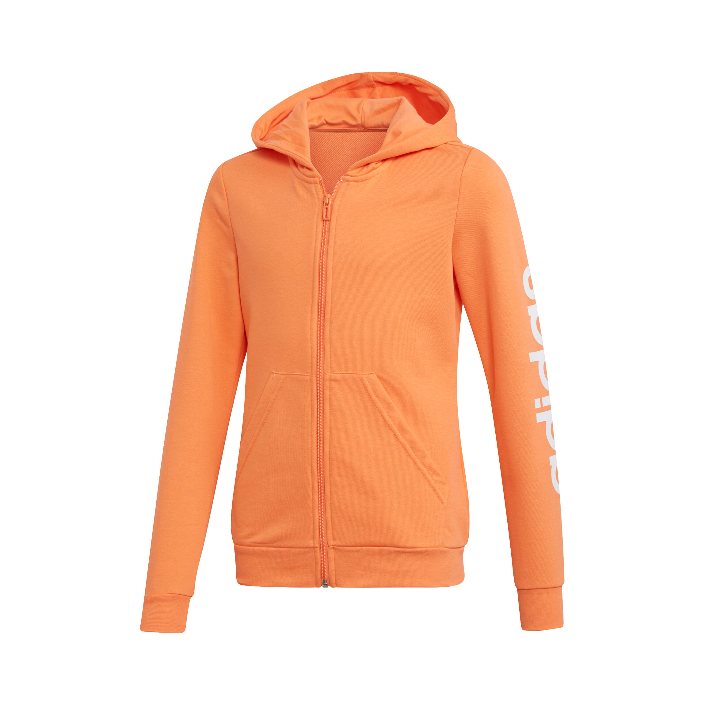 Orange adidas sales zip up