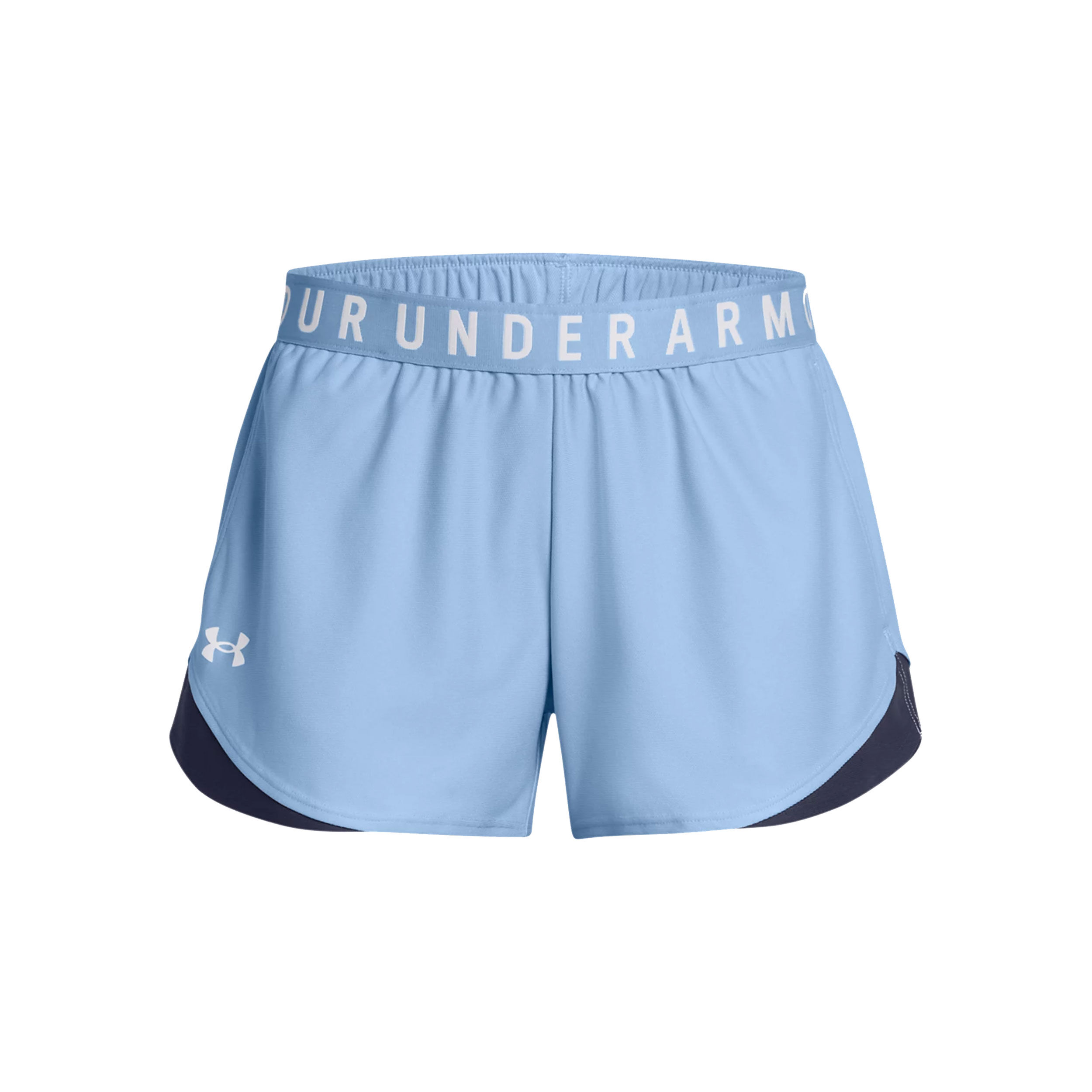 Blue under armour shorts womens clearance