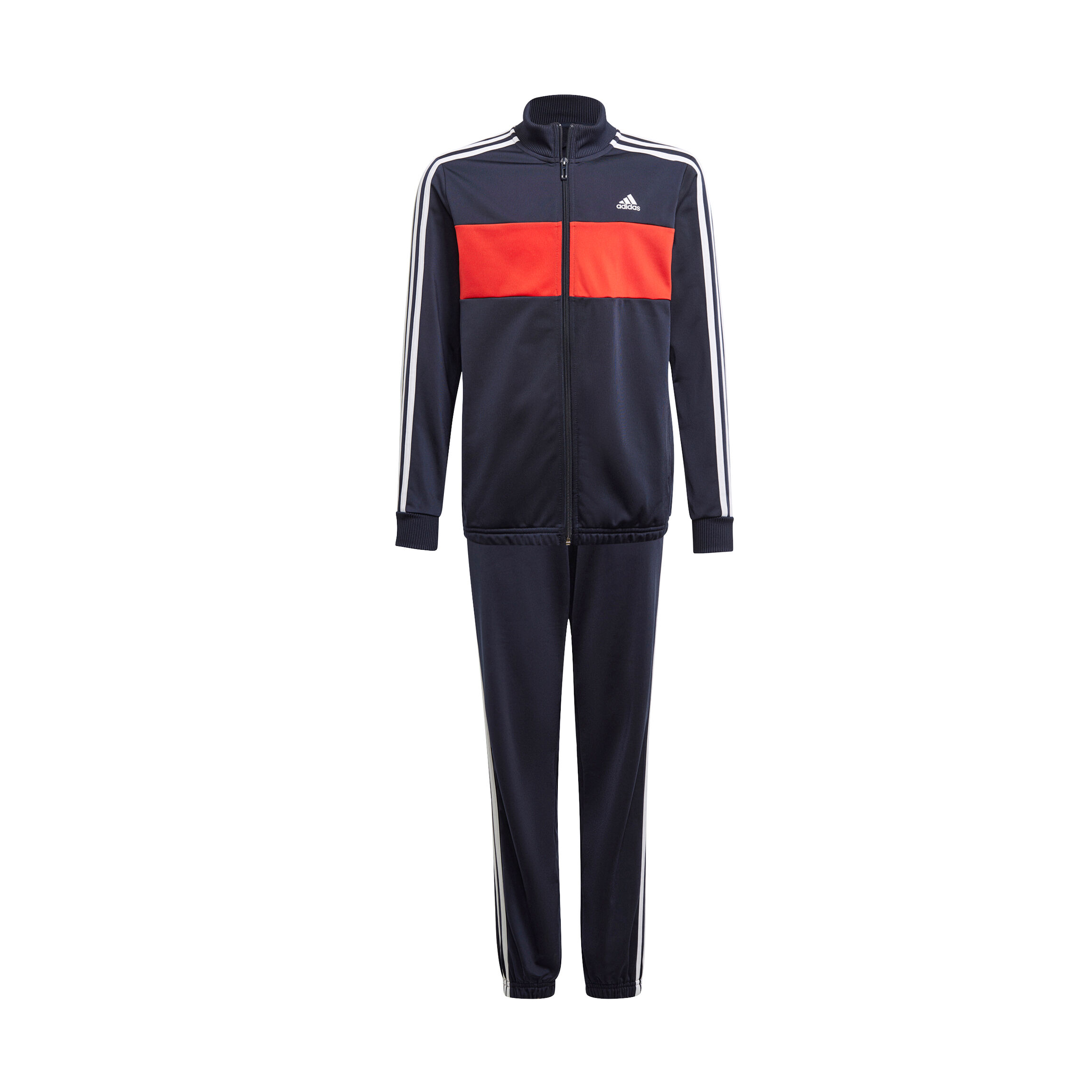 Buy adidas Essentials Tiberio Tracksuit Boys Dark Blue Red online Tennis Point COM