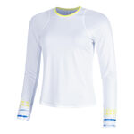 Lucky in Love Clothing Lucky in Love Shibori Wave Long Sleeve Women-White