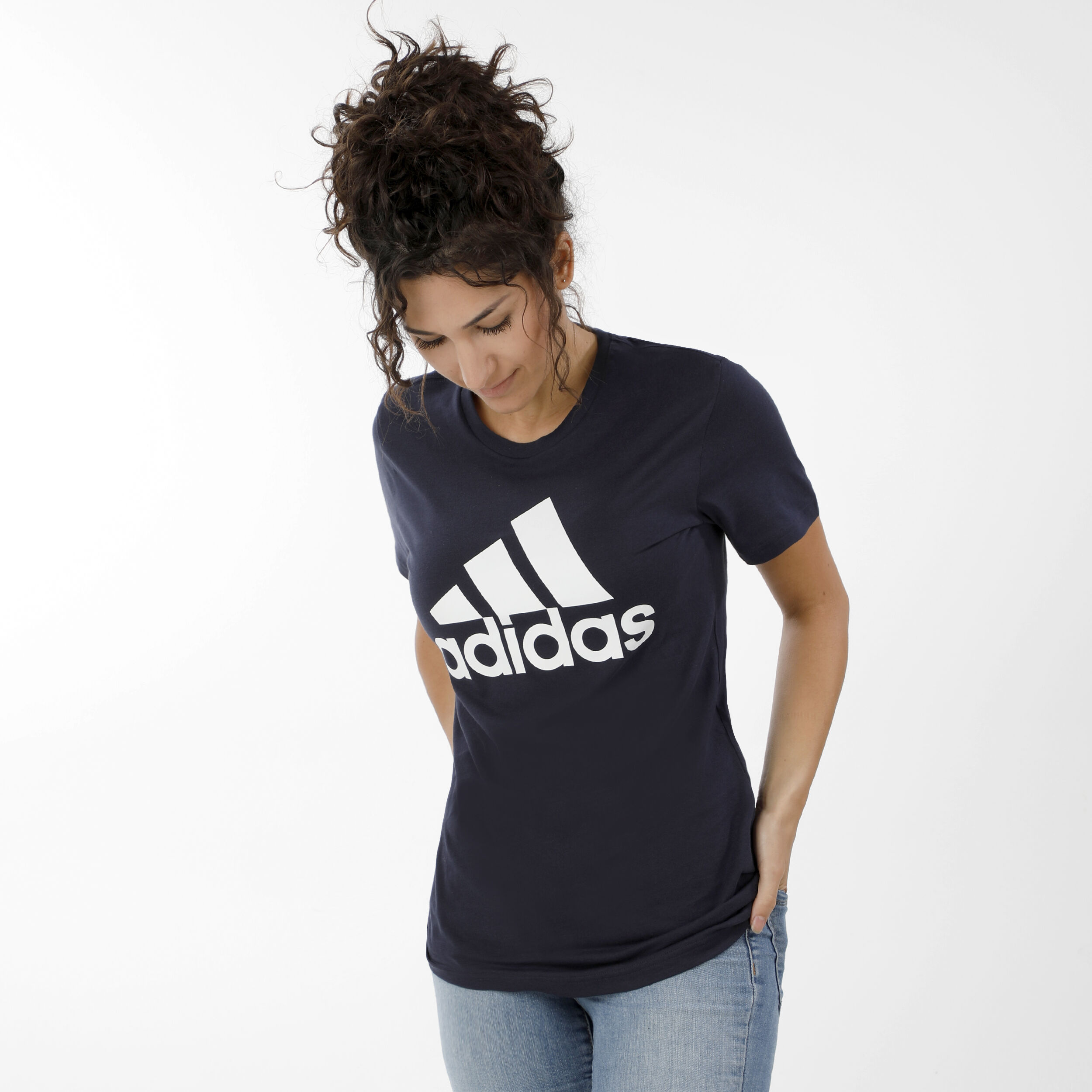Adidas badge of outlet sport tee women's