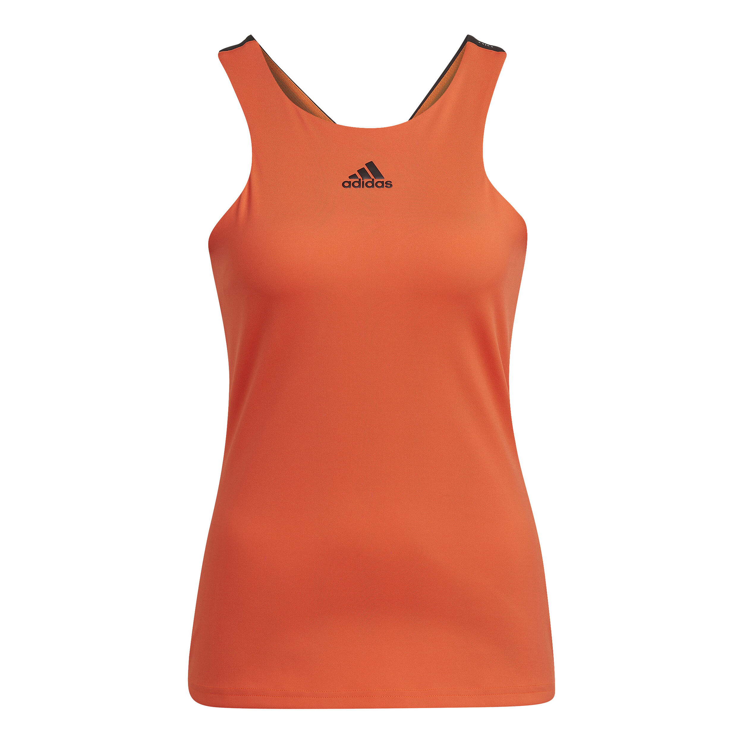 Adidas orange tank top discount