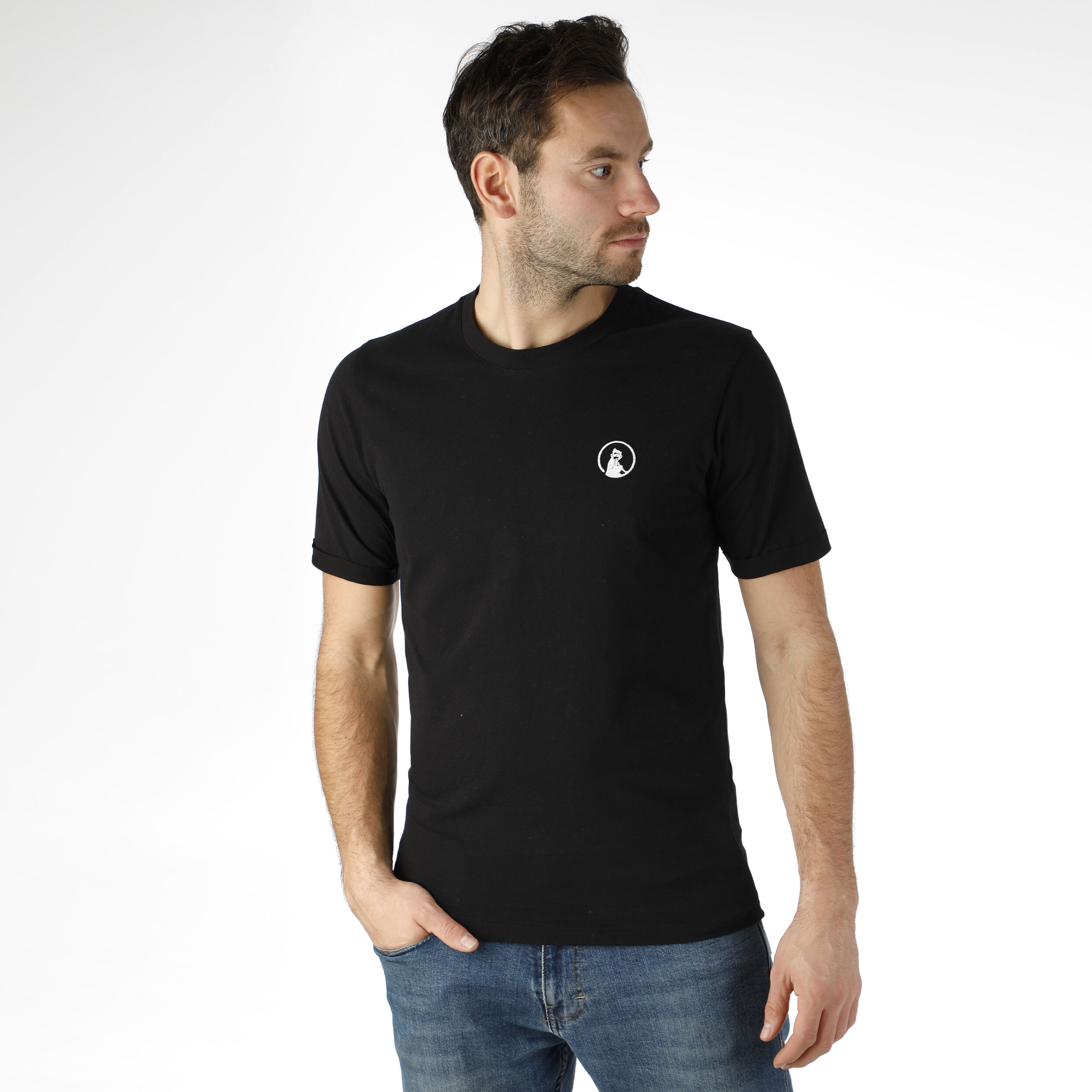 Buy Quiet Please Ready To Serve T Shirt Men Black White online
