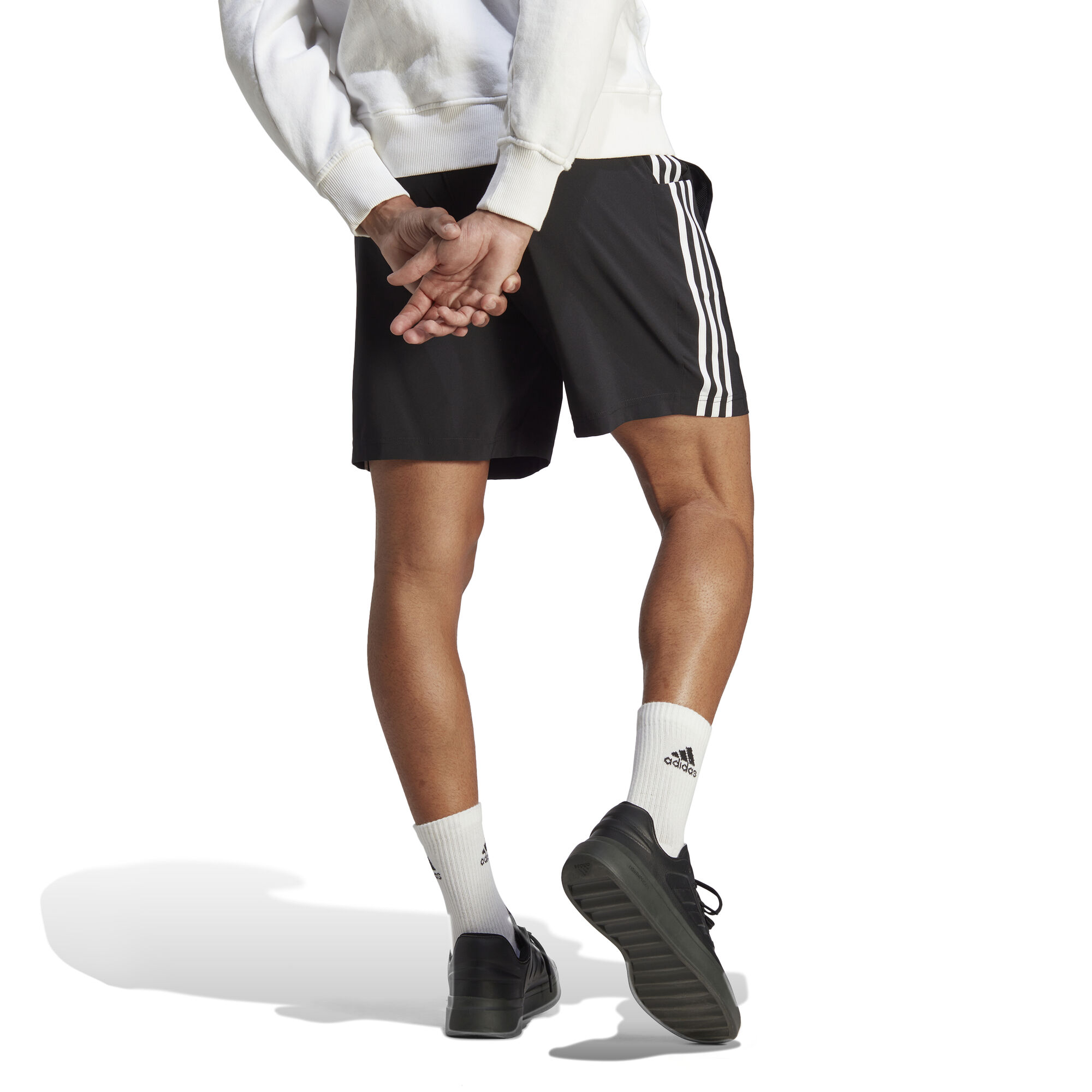 adidas Essentials AEROREADY Chelsea 3-Stripes Shorts Men - Black, White online |