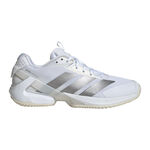 adidas Tennis shoes adidas Adizero Ubersonic 5 Clay Court Shoe Women-White,Silver