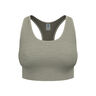 Seamless Medium Padded Sports Bras Women-Khaki