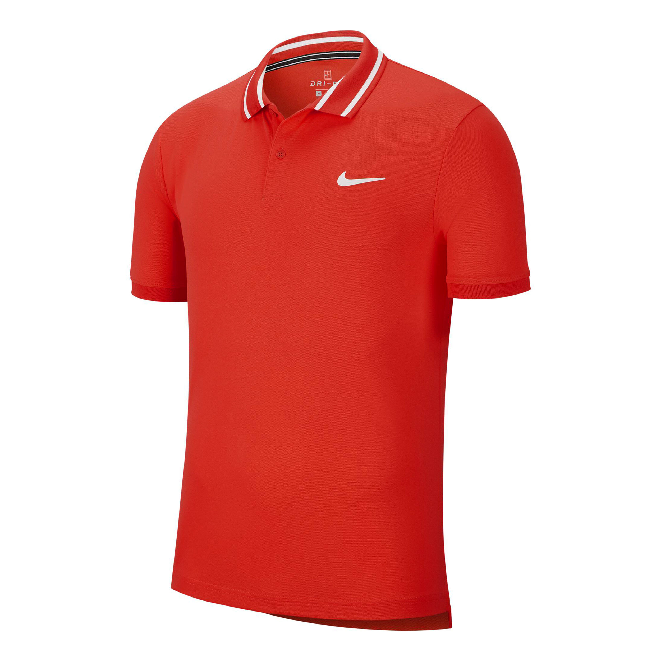 Court Dri Fit Polo Men Red White