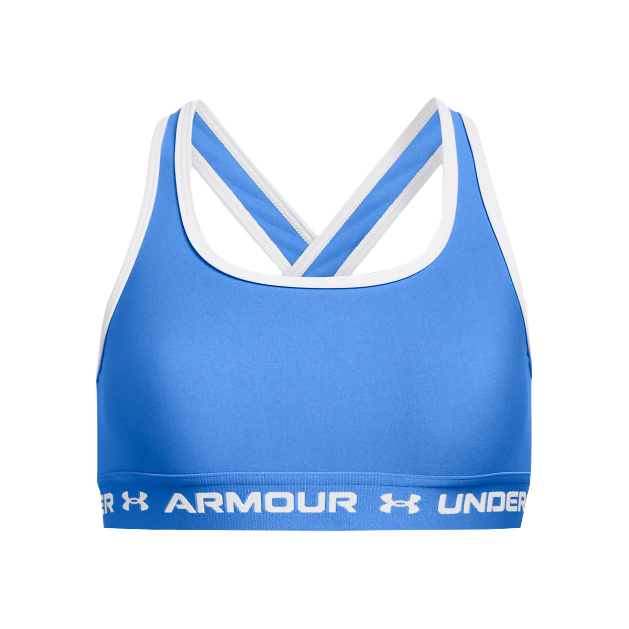 Under Armour Womens Mid Crossback Sports Bra Blue XS
