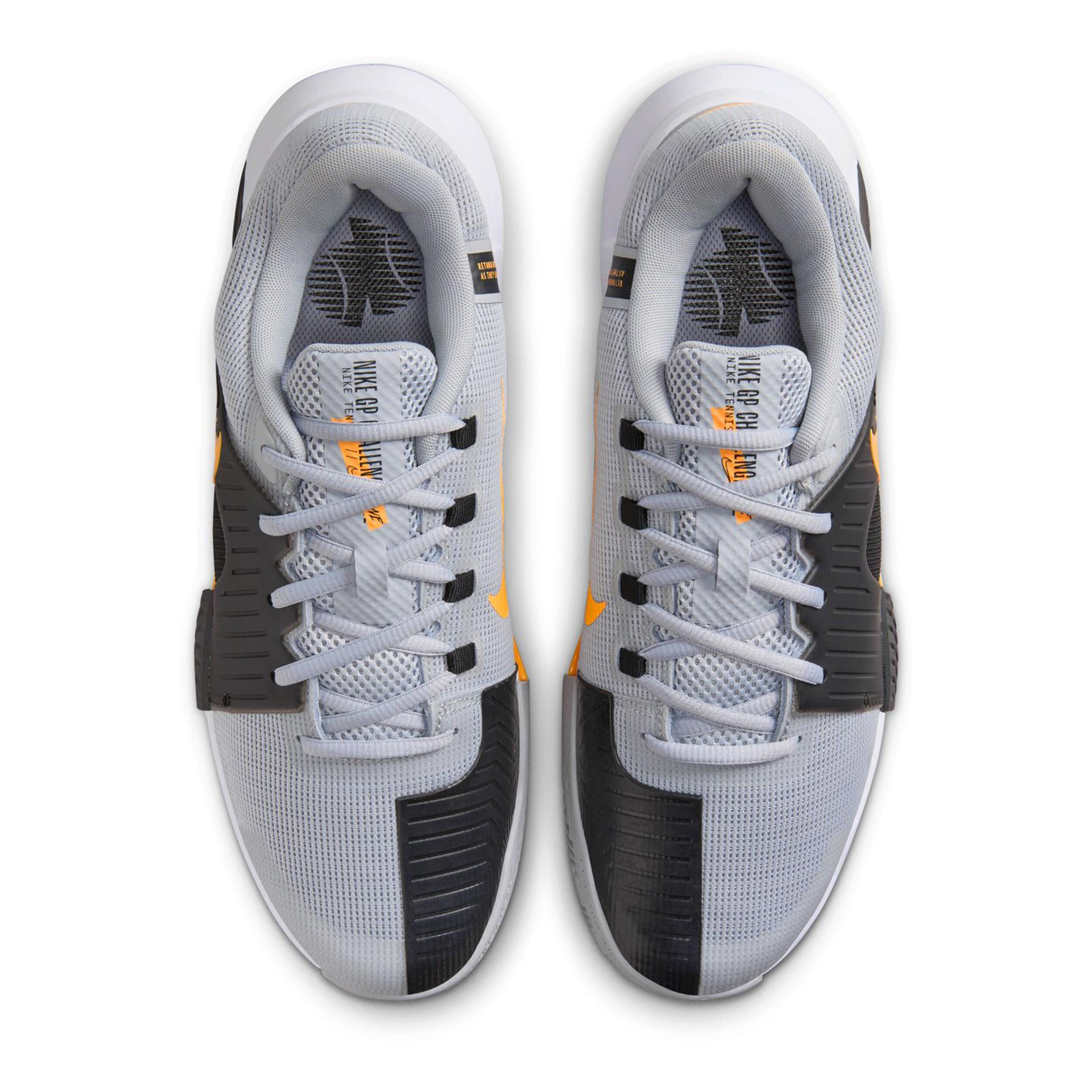 Nike Zoom GP Challenge 1 Clay Court Shoe Men Grey, Orange | Tennis