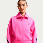 Nike Training jacket Nike Court Dri-Fit Advantage  Training jacket Women-berry