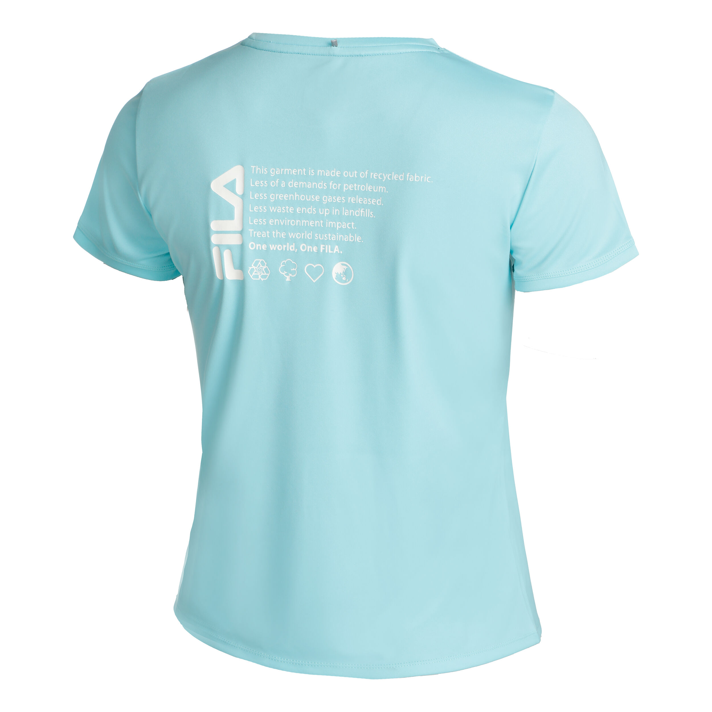 Turquoise clearance fila shirt