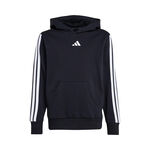 adidas Clothing adidas 3Stripes Fleece Training jacket Boys - black, white