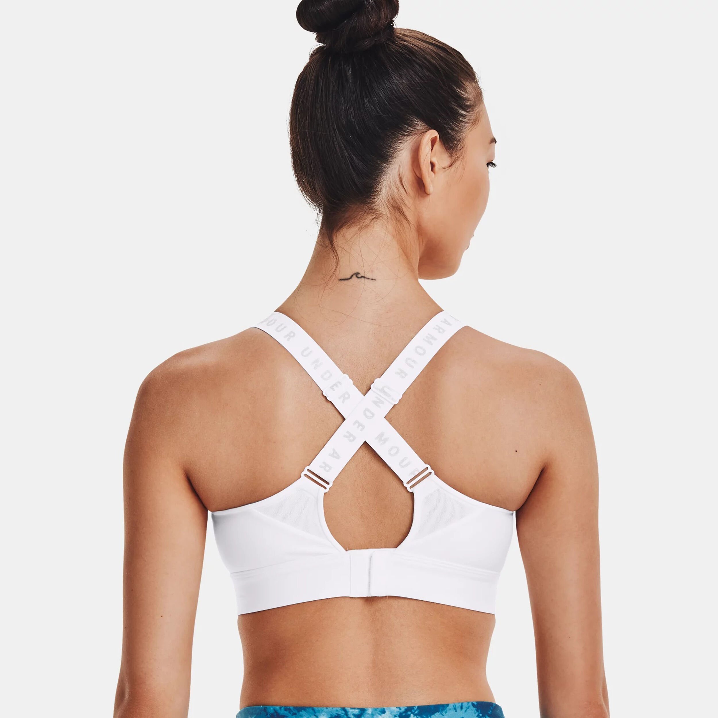 Under armour store white sports bra