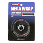 Tourna Replacement grips Tourna Mega Wrap 1 Pack-Black
