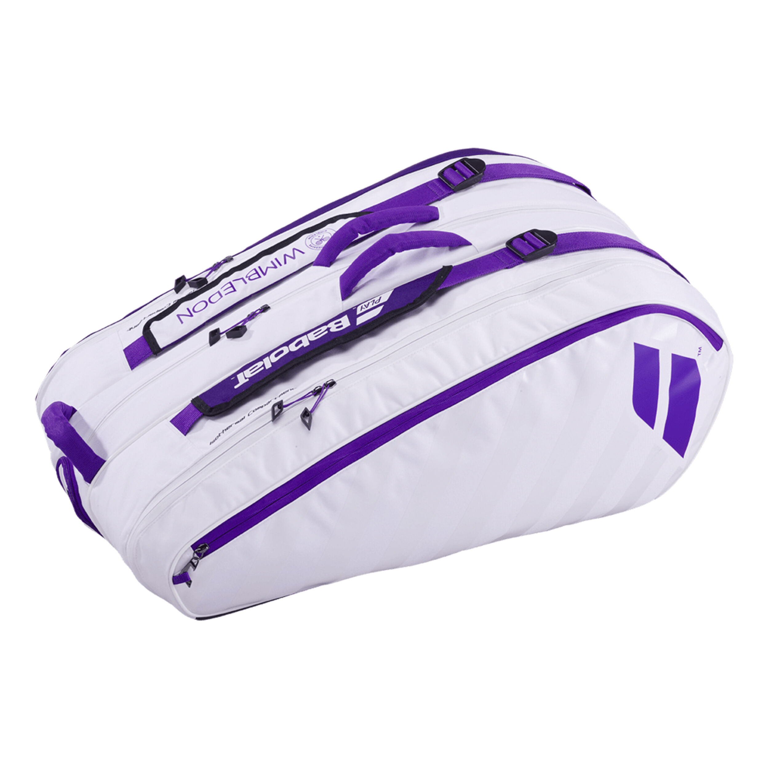 Babolat pure wimbledon 12 pack bag top