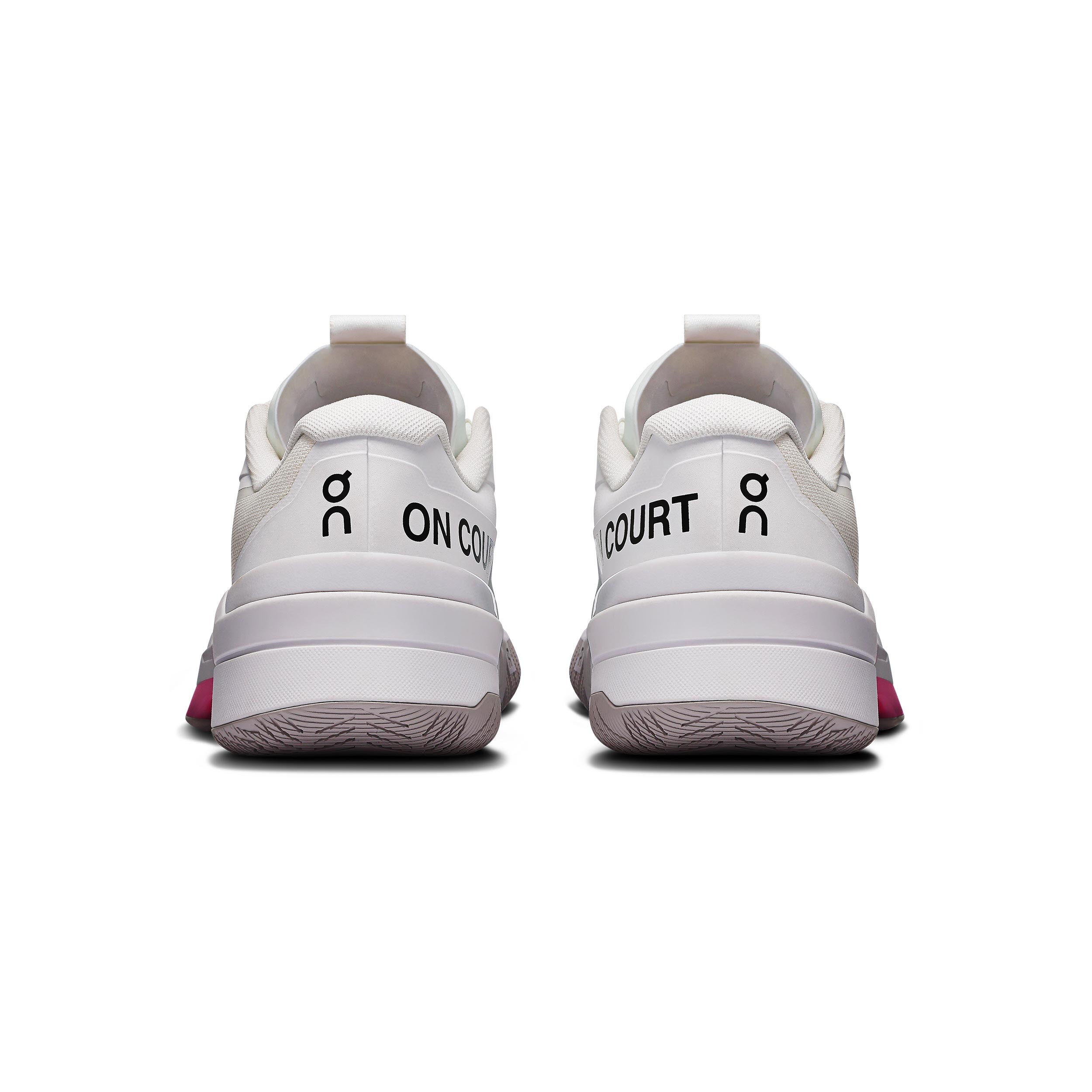 On THE ROGER Pro Fire All Court Shoe Men White, Pink | Tennis-Point