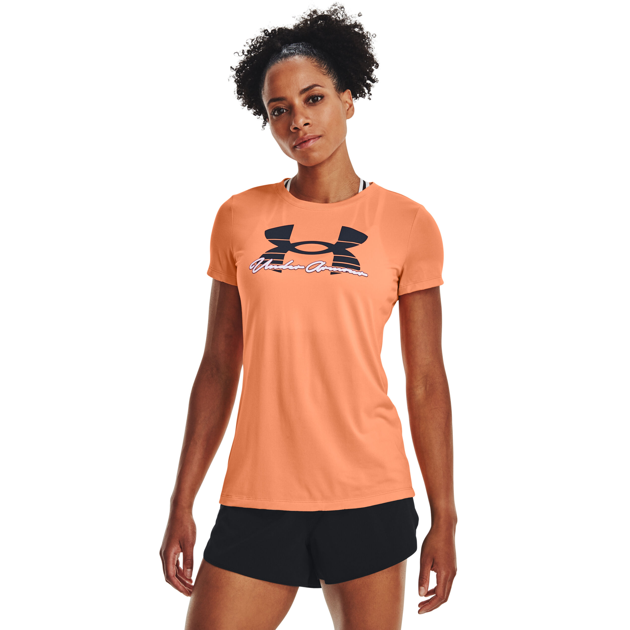 Orange under clearance armour shirt