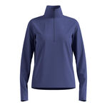 Odlo Clothing Odlo Essential Thermal Midlayer 1/2 Zip Running Shirt Women-Blue