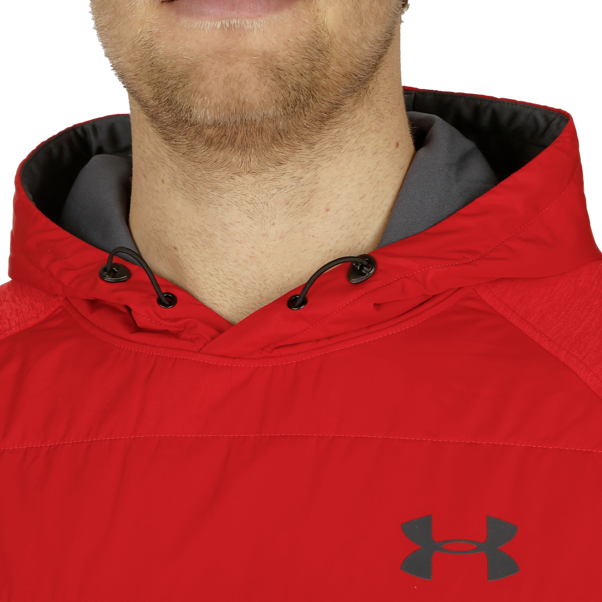 Buy Under Armour Swacket Insulated Popover Hoody Men Red Black