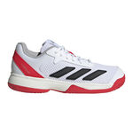 adidas Tennis shoes adidas Courtflash All Court Shoe Kids-White,Red