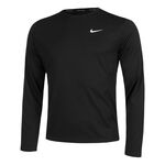 Nike Clothing Nike Dri-Fit Miler Dri-Fit UV Miler Running Shirt Men-Black