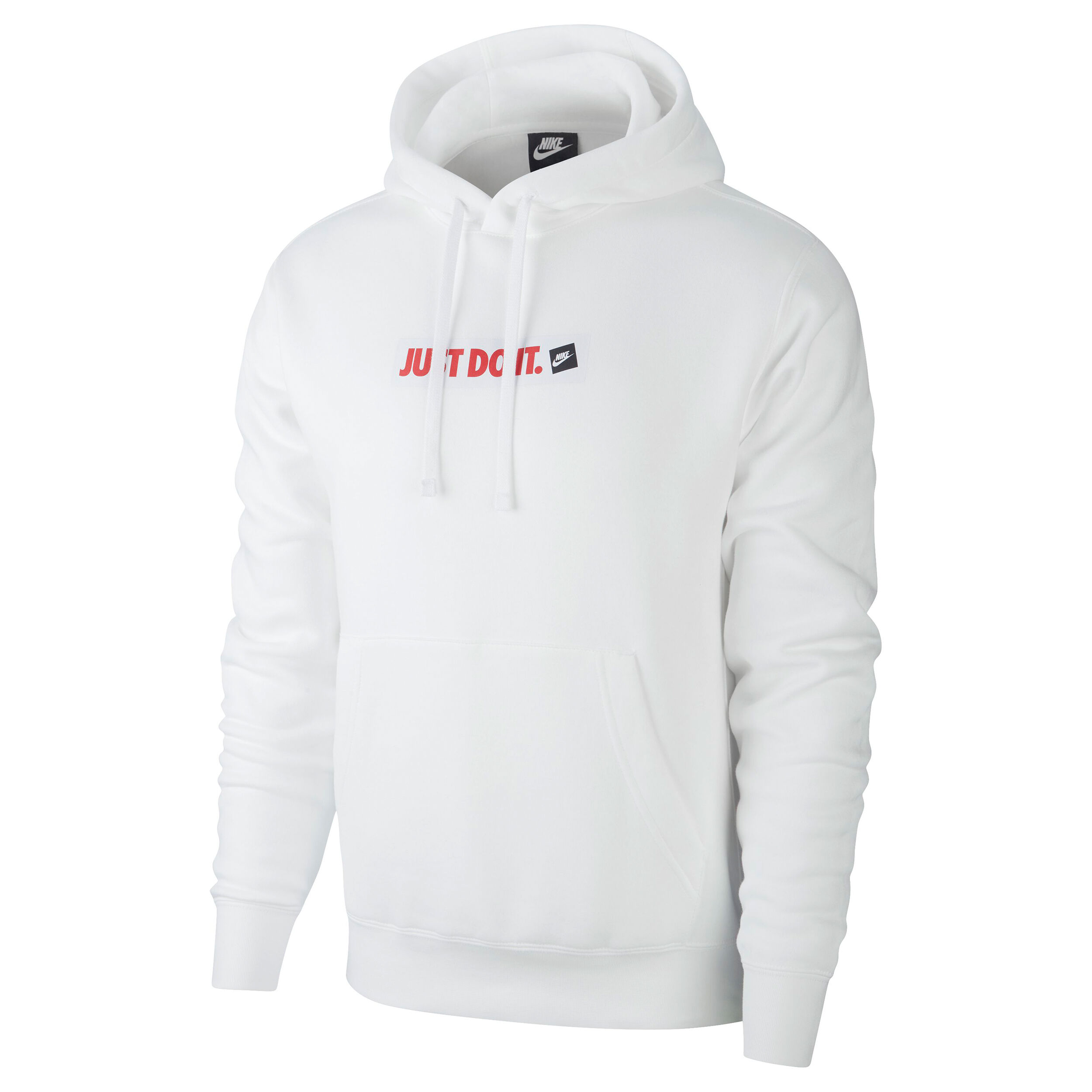 Buy Nike Sportswear Just Do It Fleece Hoody Men White Red online Tennis Point COM