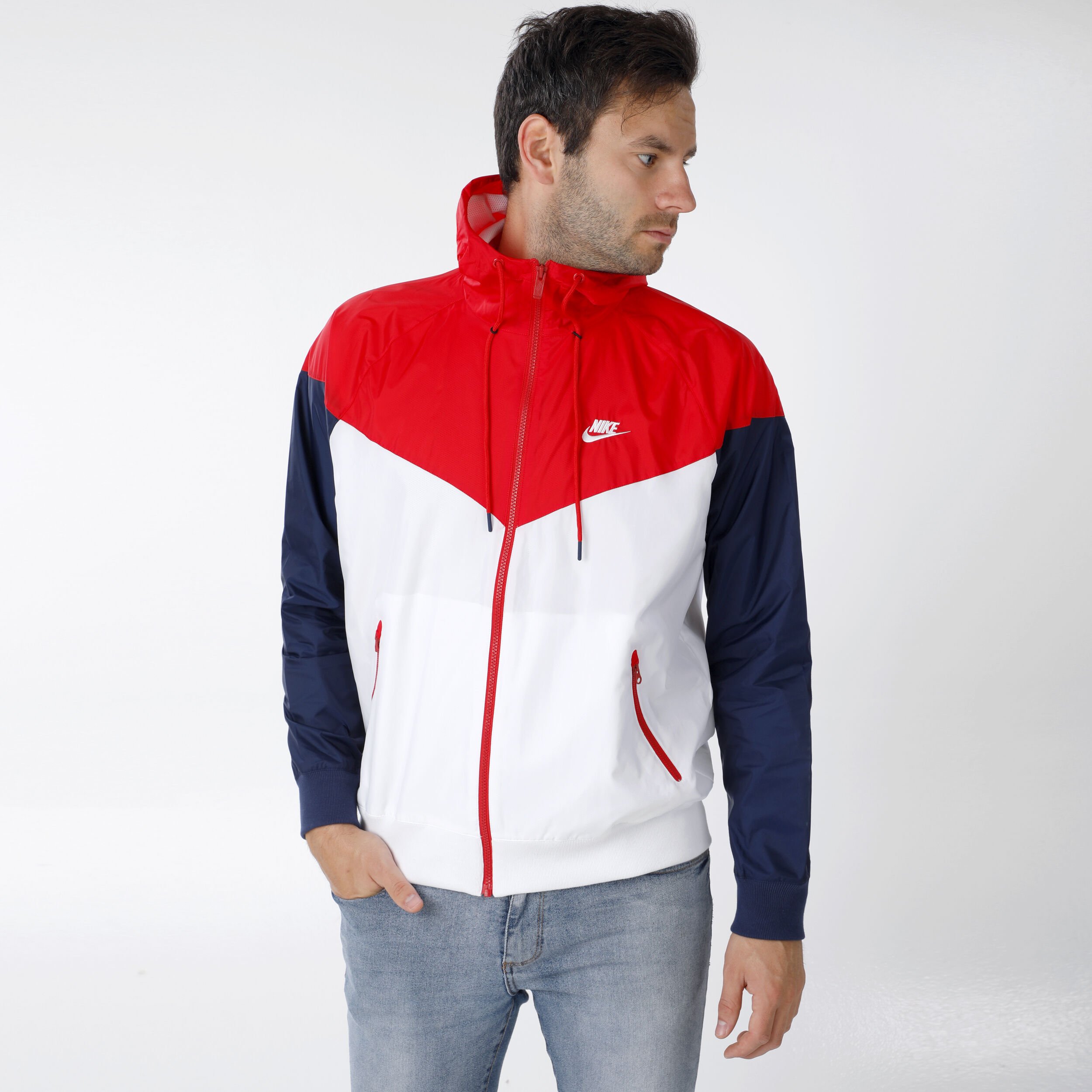 Nike sportswear windrunner red shop