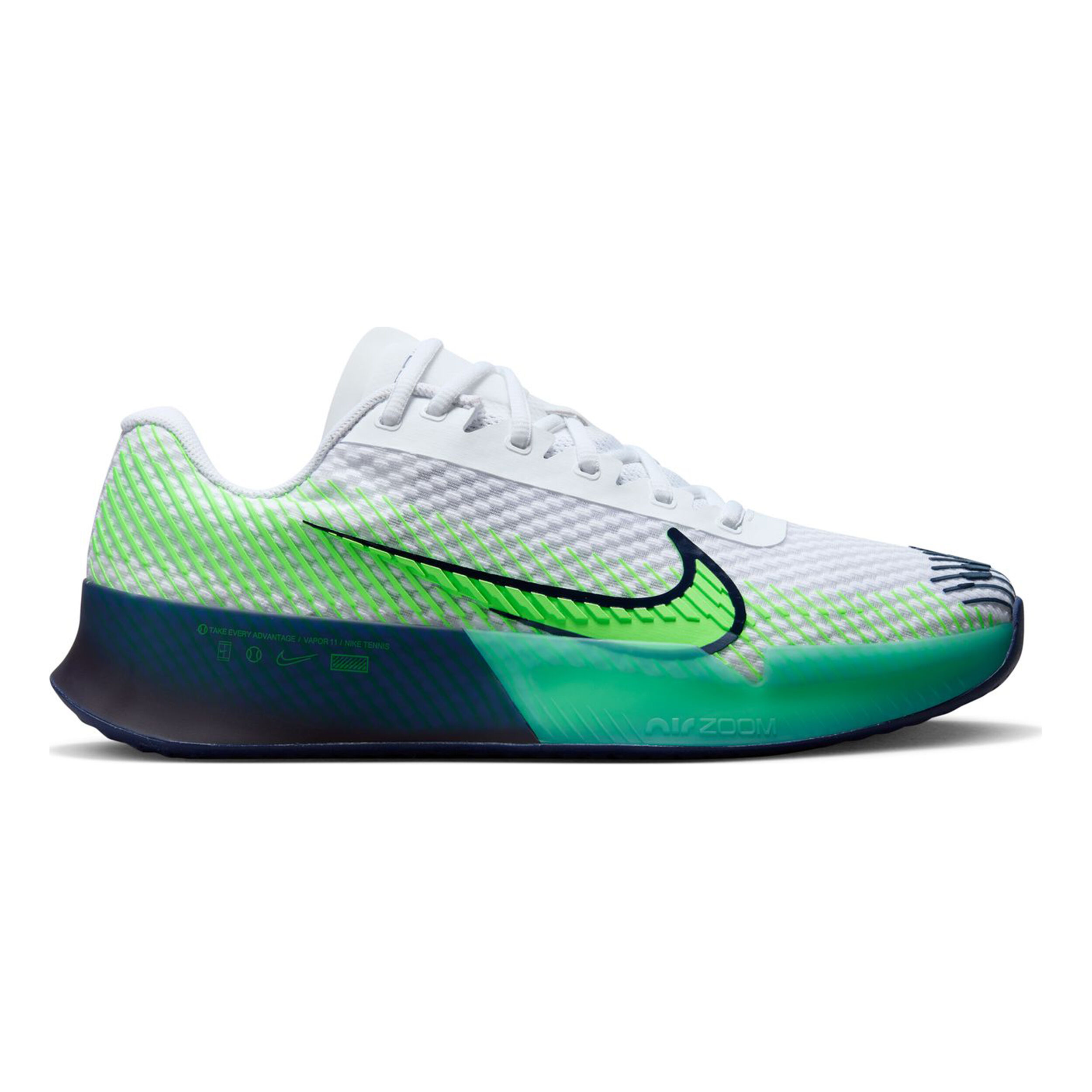 Court Vapor 11 All Court Shoe Men White Dark Blue