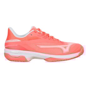 Image of Wave Exceed Court Clay Court Shoe Women-Coral,White