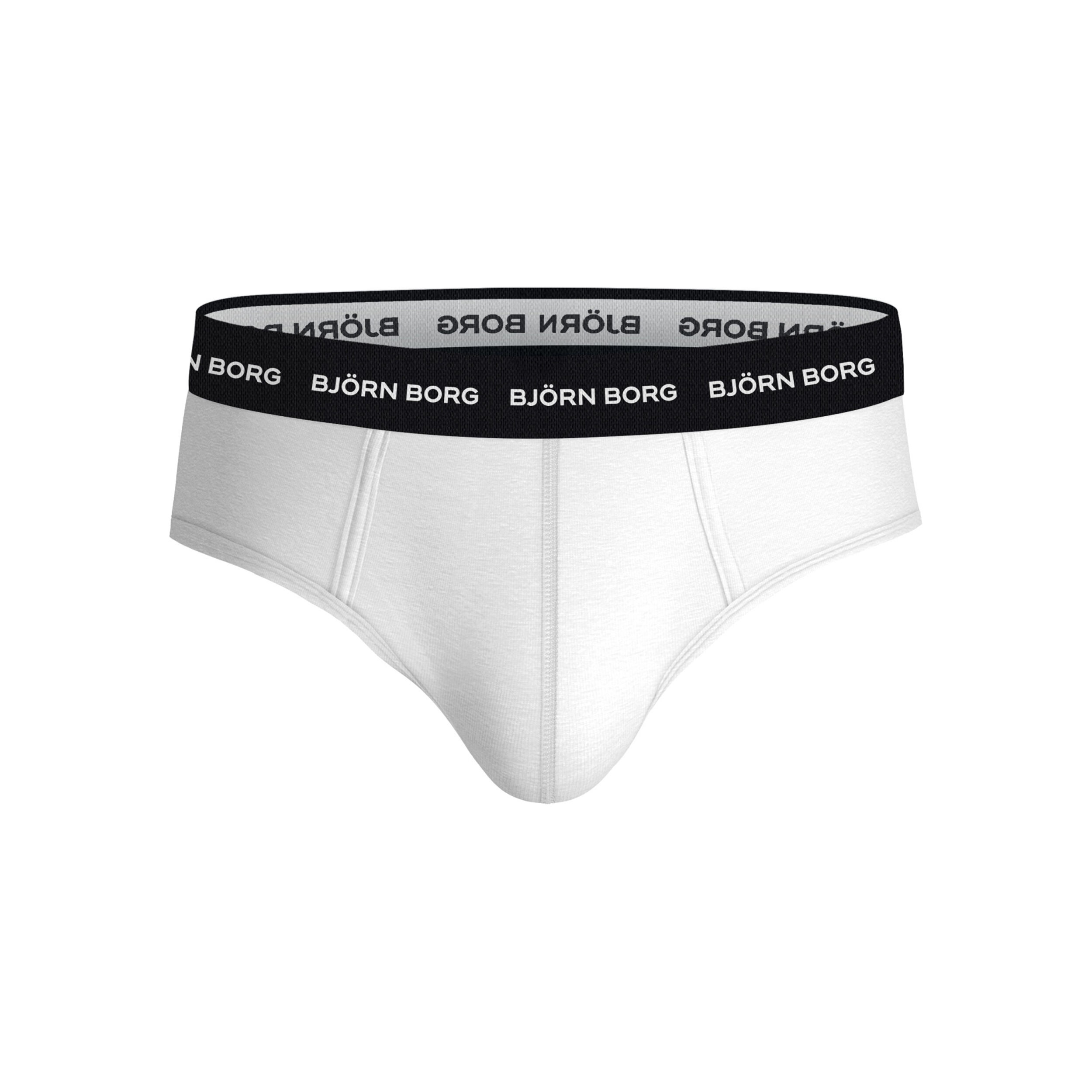 Cotton Stretch Brief Boxer Shorts 3 Pack Men White Black