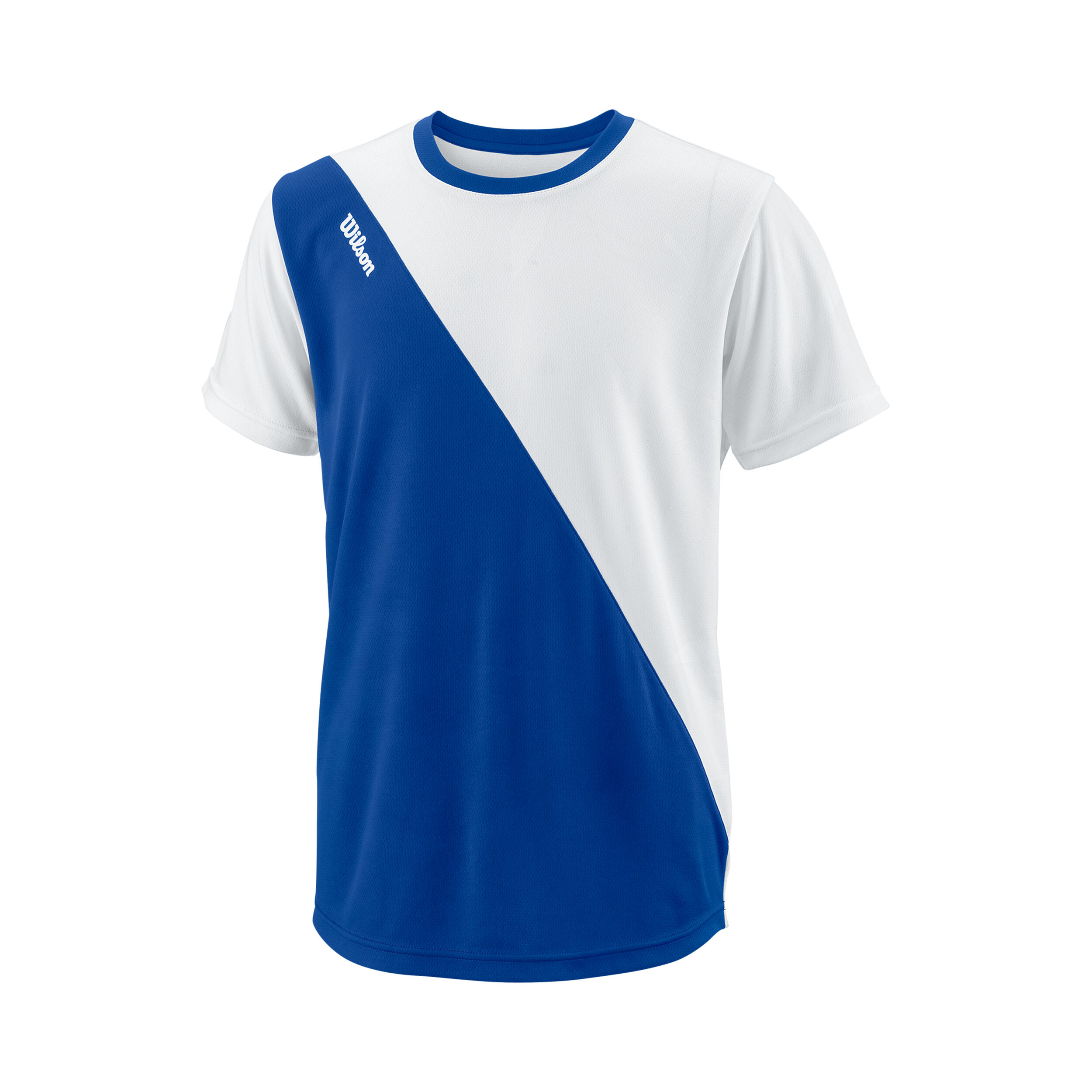 Team T Shirt Boys Blue White