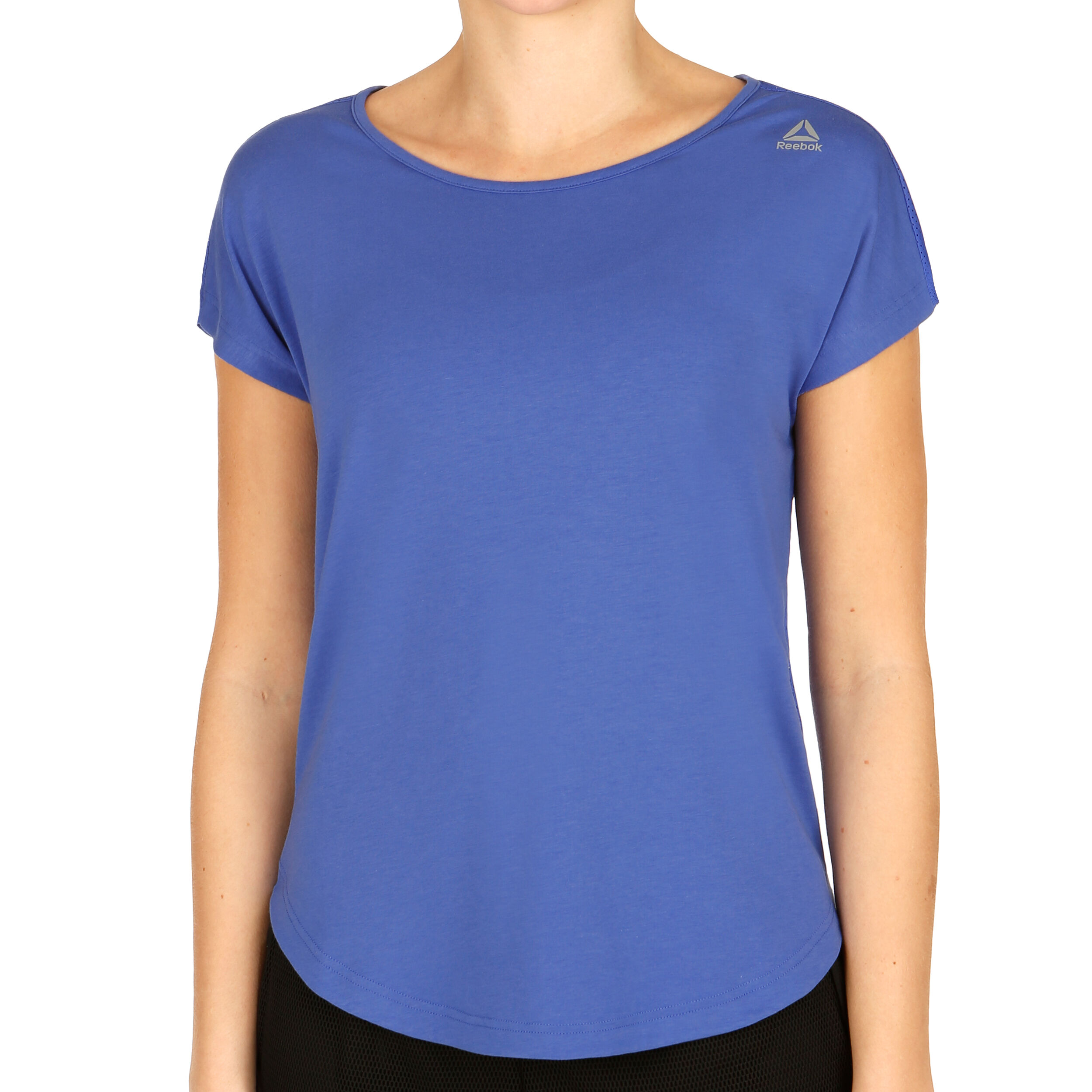 Buy Reebok Workout Mesh T Shirt Women Blue Grey online Tennis Point COM
