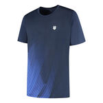 K-Swiss T-Shirt K-Swiss KS AP HYPERCOURT PRINT CREW 6 T-Shirt Men-dark blue